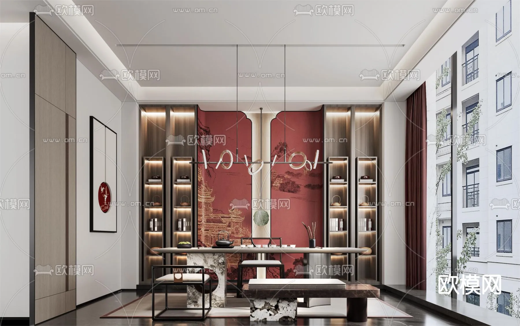 TEA ROOM – 3D Model For Interior Design – 10925 TEA ROOM – 3D Model For Interior Design – 10925