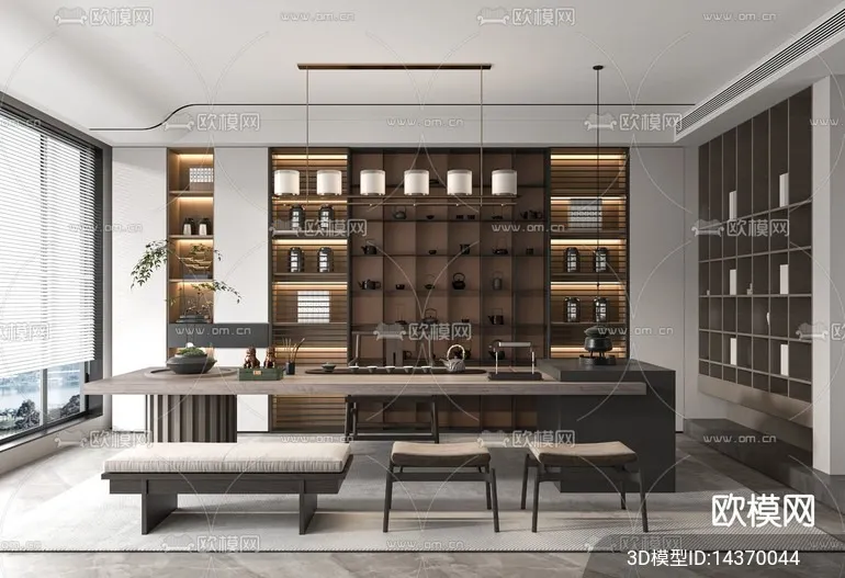 TEA ROOM – 3D Model For Interior Design – 10947 TEA ROOM – 3D Model For Interior Design – 10947