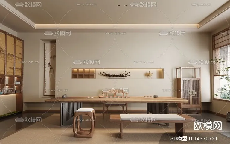 TEA ROOM – 3D Model For Interior Design – 10950 TEA ROOM – 3D Model For Interior Design – 10950