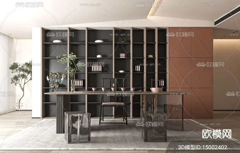 TEA ROOM – 3D Model For Interior Design – 10975