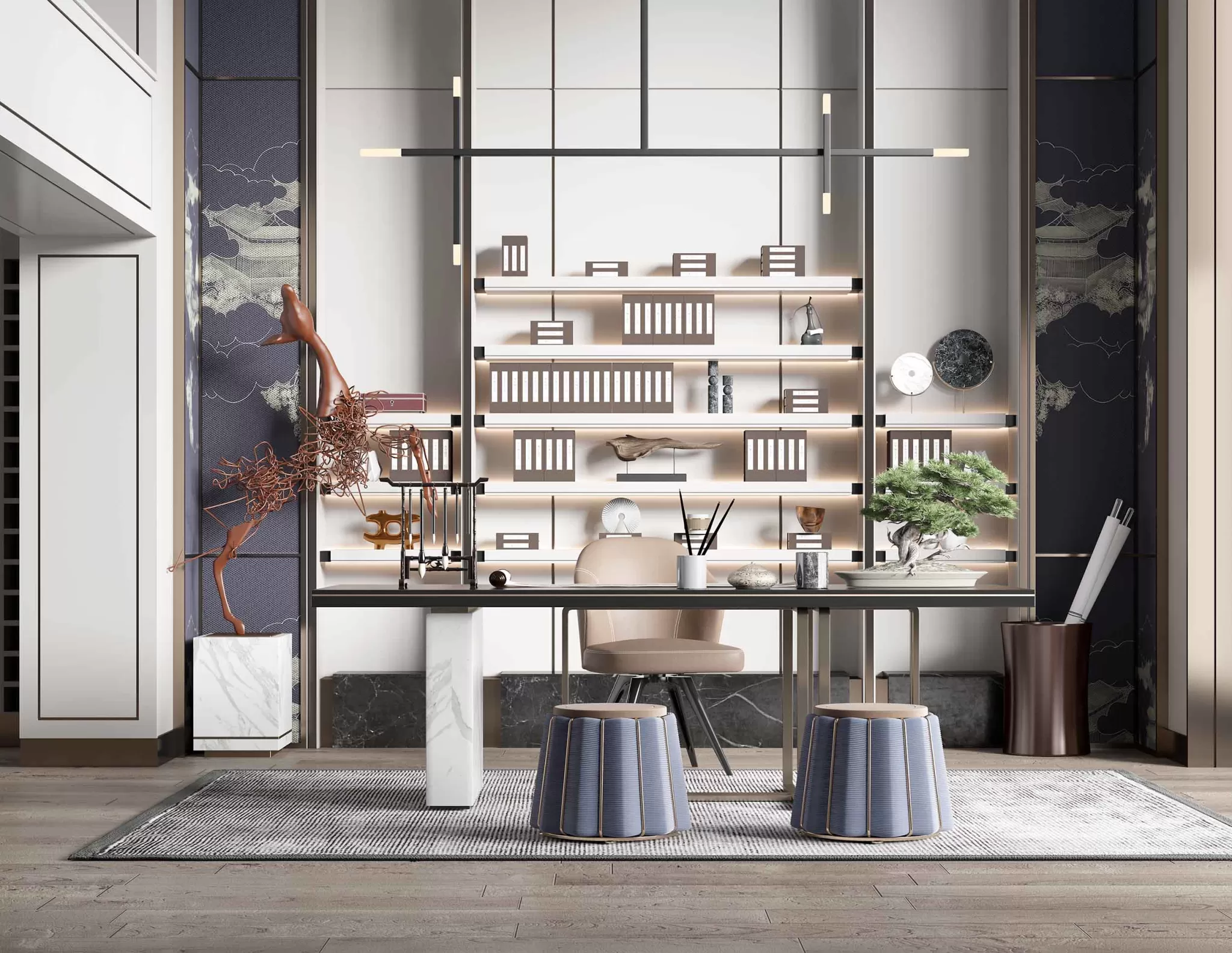 TEA ROOM – 3D SCENE – 402