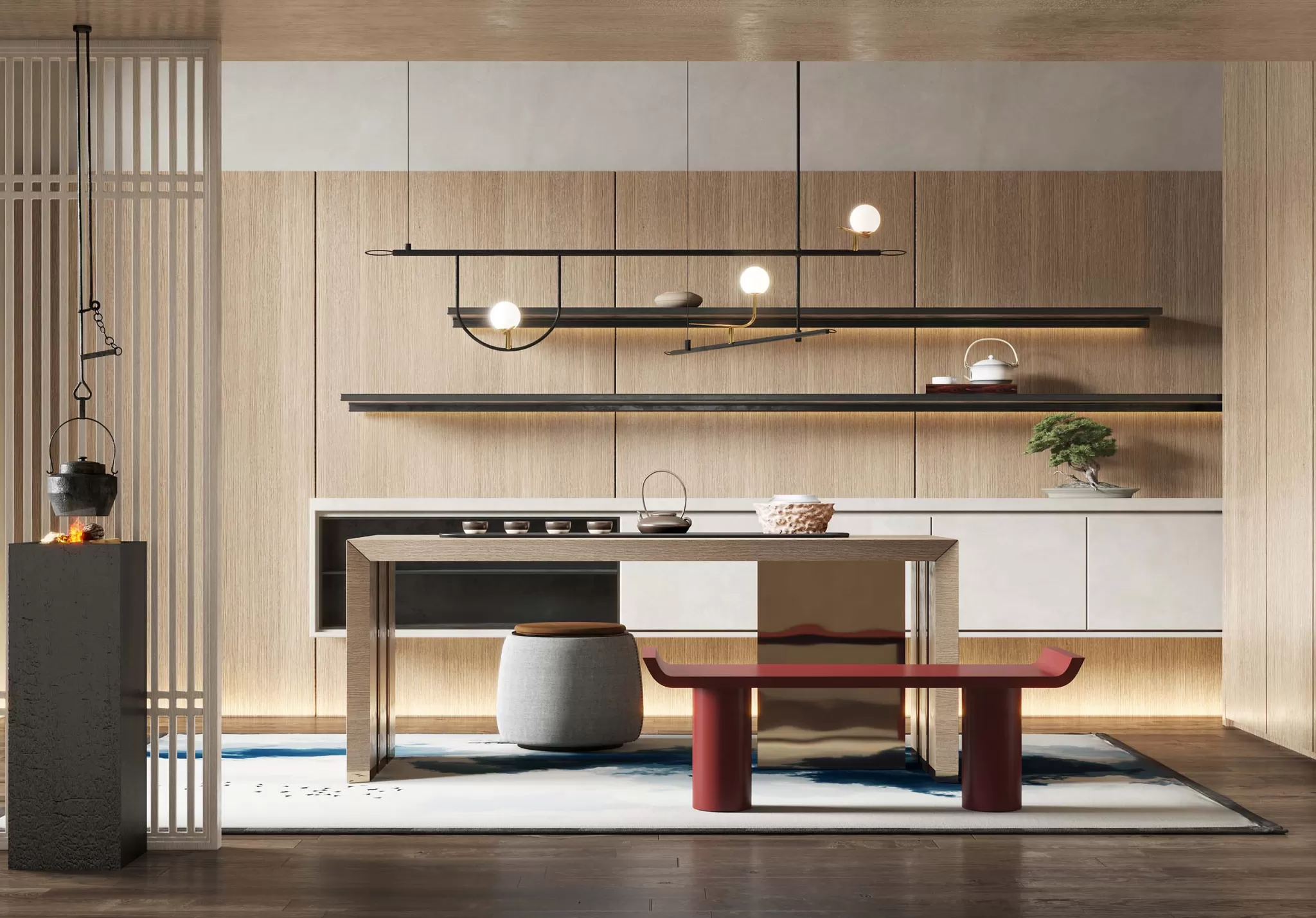 TEA ROOM – 3D SCENE – 409