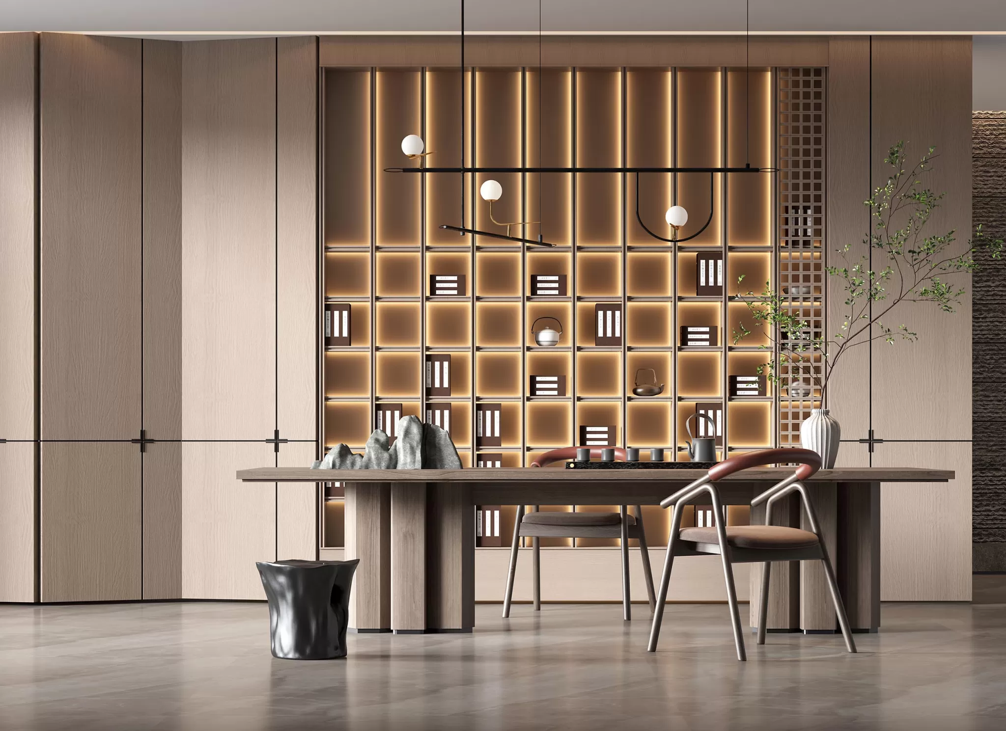 TEA ROOM – 3D SCENE – 413