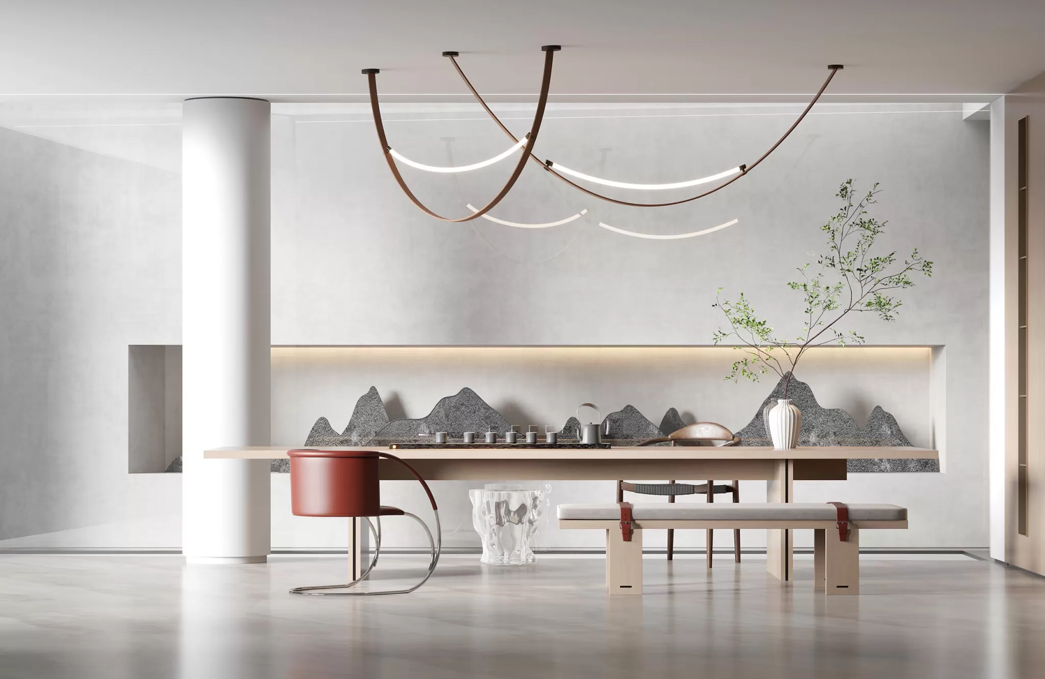 TEA ROOM – 3D SCENE – 415