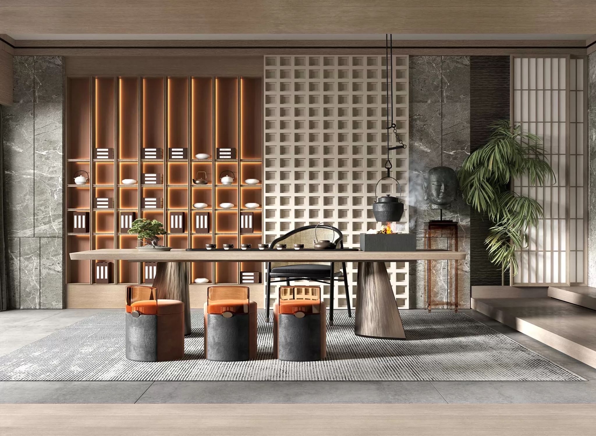 TEA ROOM – 3D SCENE – 416