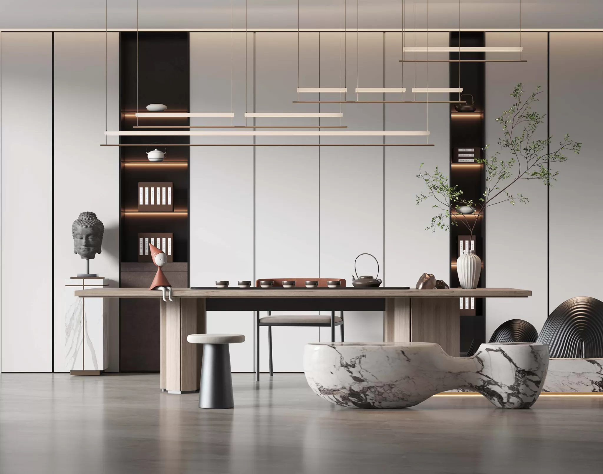 TEA ROOM – 3D SCENE – 417