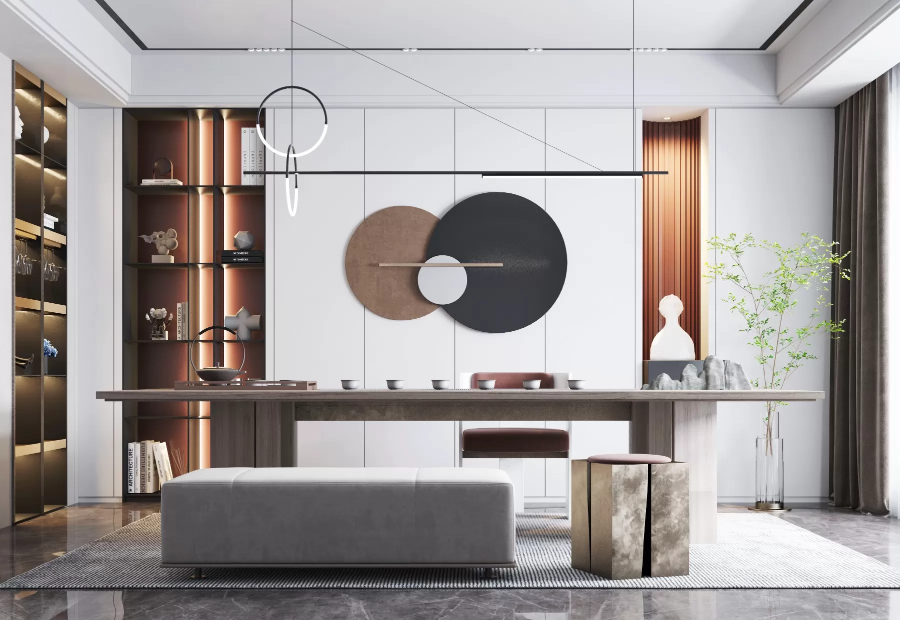 TEA ROOM – 3D SCENE – 418