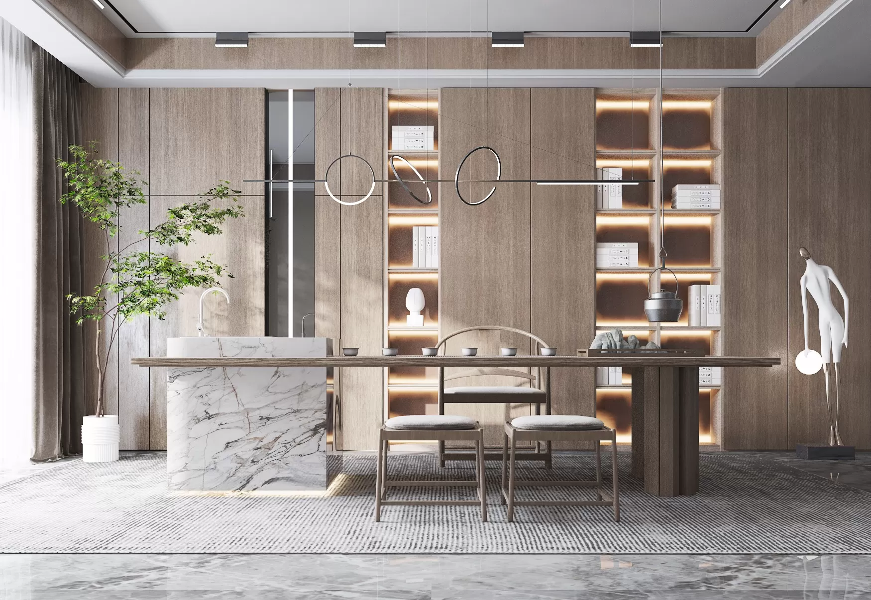 TEA ROOM – 3D SCENE – 425