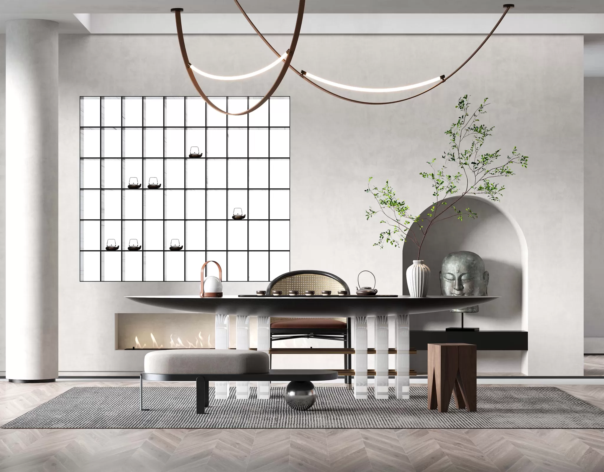 TEA ROOM – 3D SCENE – 446 TEA ROOM – 3D SCENE – 446