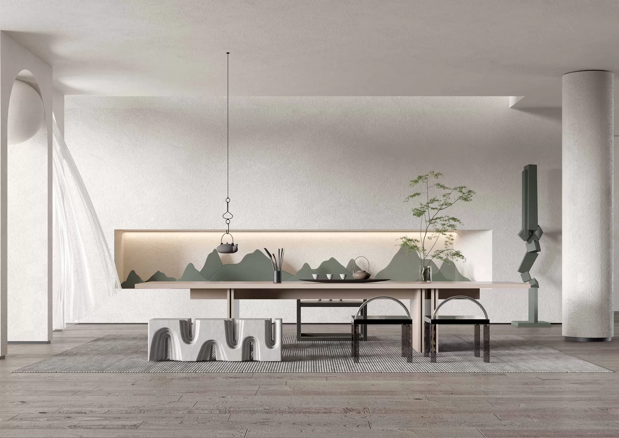 TEA ROOM – 3D SCENE – 452 TEA ROOM – 3D SCENE – 452