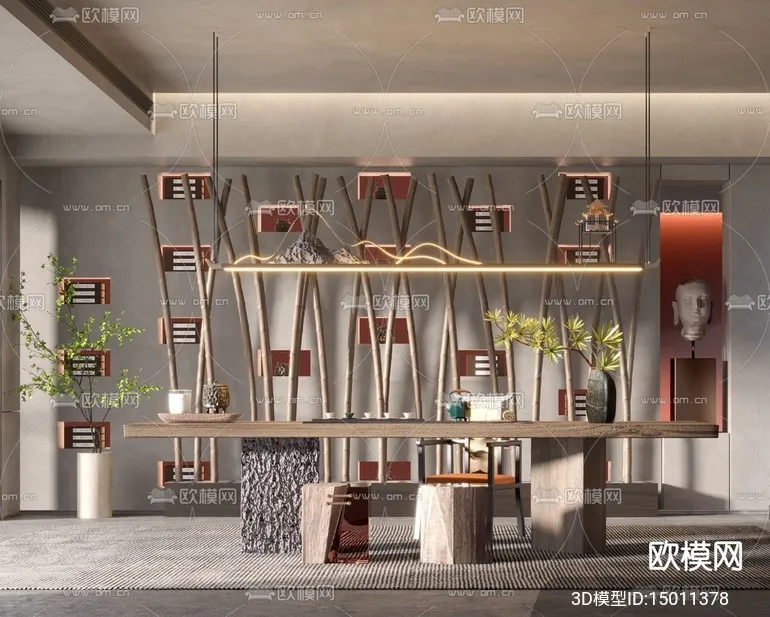 TEA ROOM – CORONA – 3D MODEL – 2530