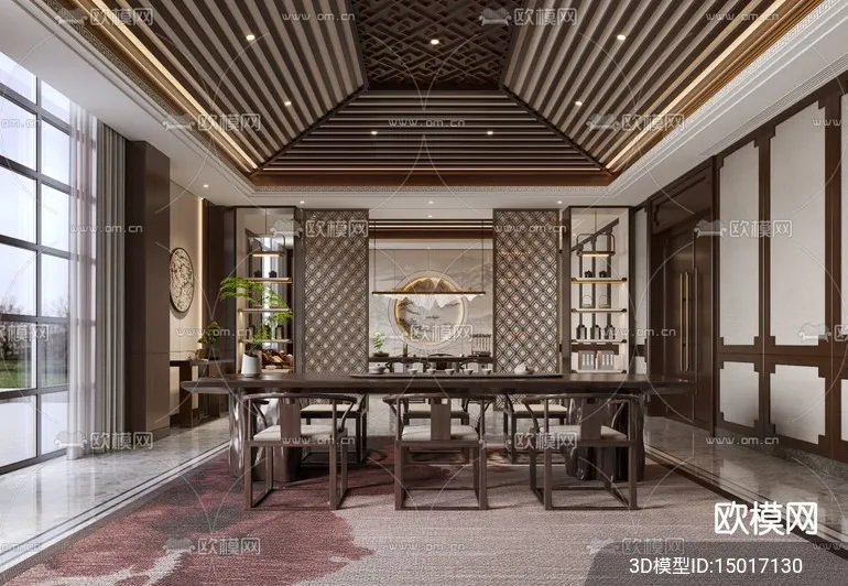 TEA ROOM – CORONA – 3D MODEL – 2544