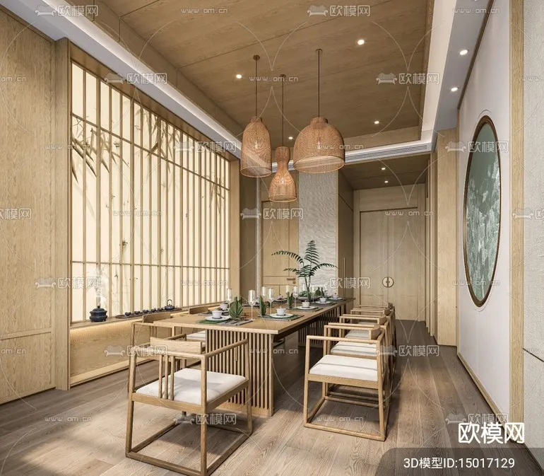 TEA ROOM – CORONA – 3D MODEL – 2566