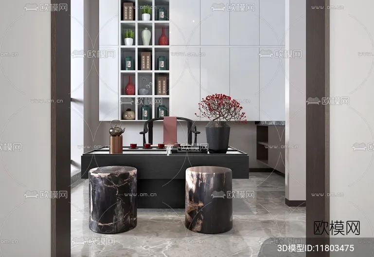 TEA ROOM – VRAY / CORONA – 3D MODEL – 2449