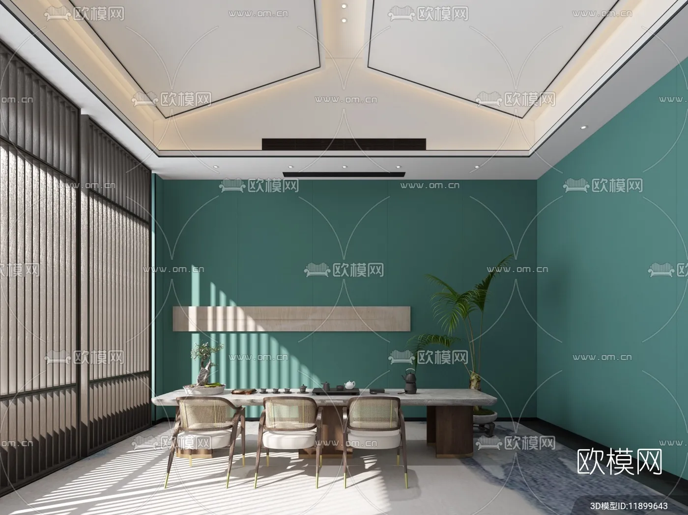 TEA ROOM – VRAY / CORONA – 3D MODEL – 2452