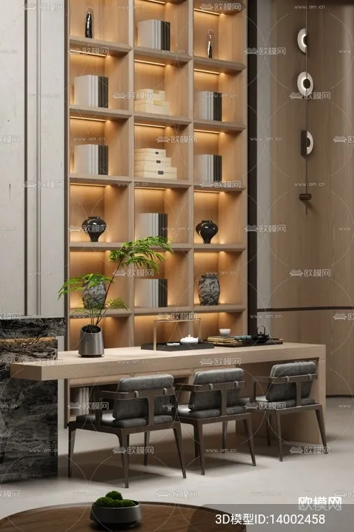 TEA ROOM – VRAY / CORONA – 3D MODEL – 2456