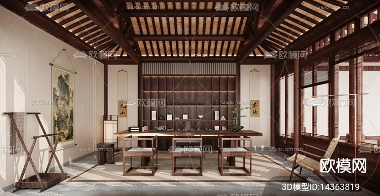 TEA ROOM – VRAY / CORONA – 3D MODEL – 2462