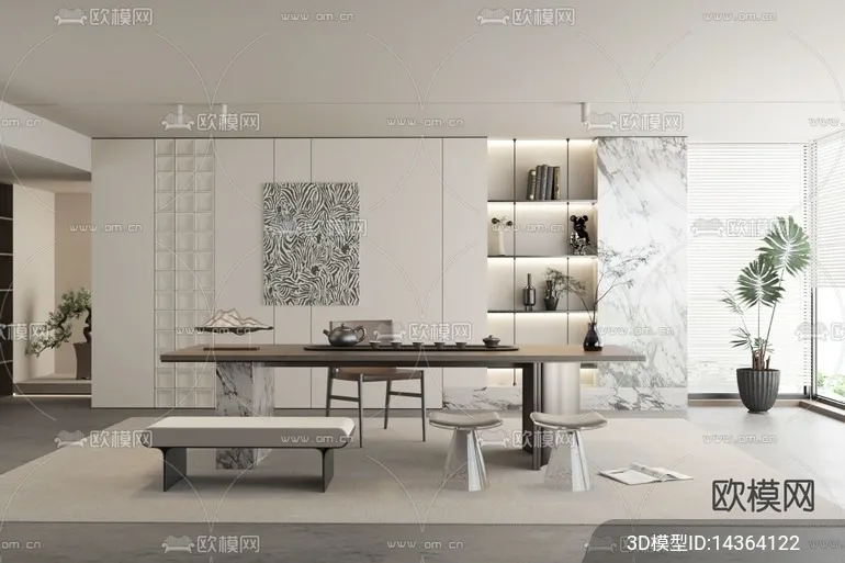 TEA ROOM – VRAY / CORONA – 3D MODEL – 2463