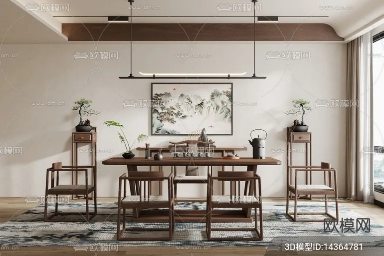 TEA ROOM – VRAY / CORONA – 3D MODEL – 2467