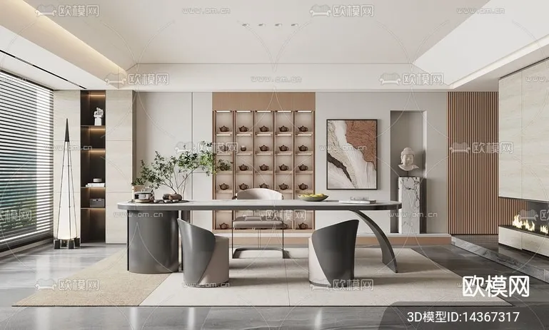 TEA ROOM – VRAY / CORONA – 3D MODEL – 2475