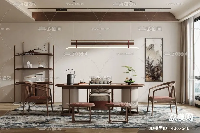 TEA ROOM – VRAY / CORONA – 3D MODEL – 2477