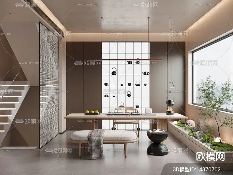 TEA ROOM – VRAY / CORONA – 3D MODEL – 2482