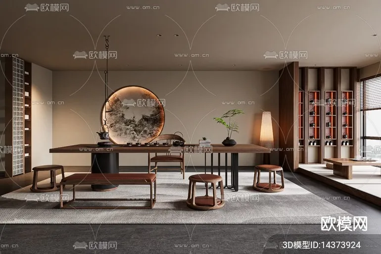 TEA ROOM – VRAY / CORONA – 3D MODEL – 2489