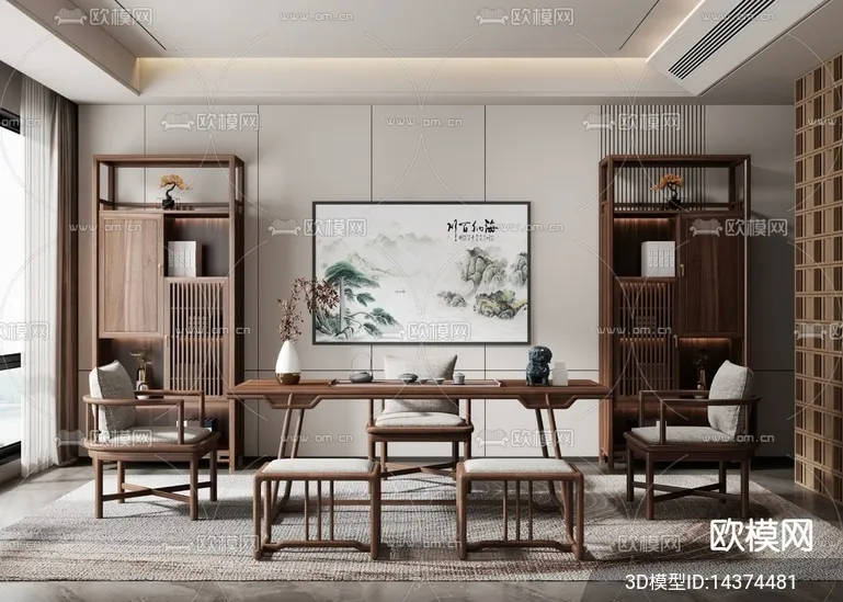 TEA ROOM – VRAY / CORONA – 3D MODEL – 2493