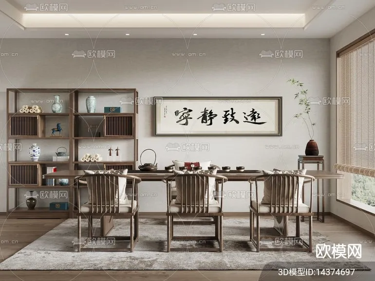 TEA ROOM – VRAY / CORONA – 3D MODEL – 2496