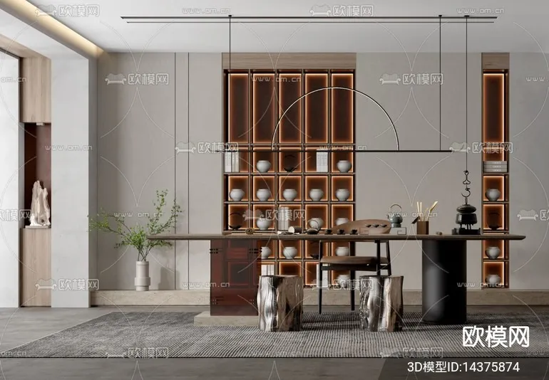 TEA ROOM – VRAY / CORONA – 3D MODEL – 2498