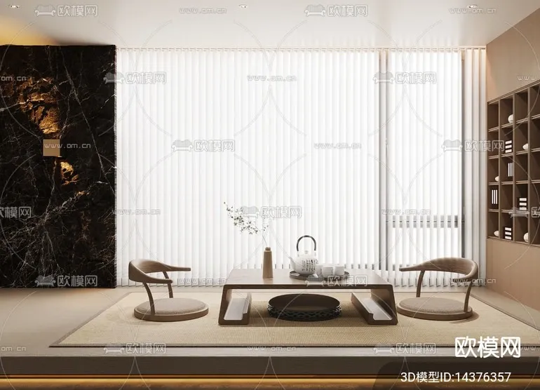 TEA ROOM – VRAY / CORONA – 3D MODEL – 2500