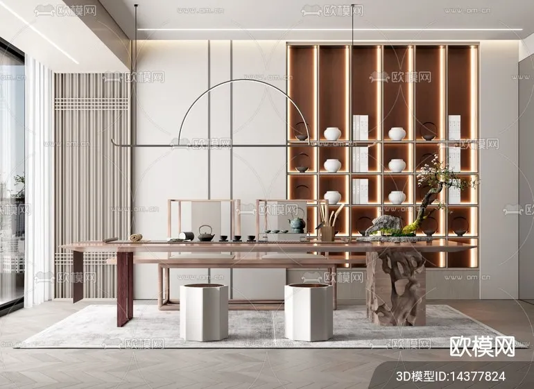 TEA ROOM – VRAY / CORONA – 3D MODEL – 2503