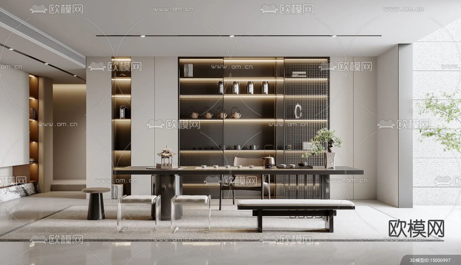 TEA ROOM – VRAY / CORONA – 3D MODEL – 2505