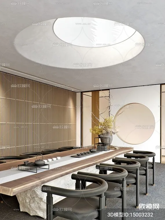 TEA ROOM – VRAY / CORONA – 3D MODEL – 2509