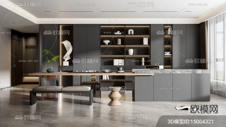 TEA ROOM – VRAY / CORONA – 3D MODEL – 2513