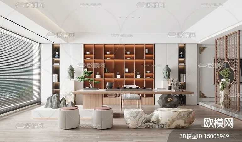 TEA ROOM – VRAY / CORONA – 3D MODEL – 2521