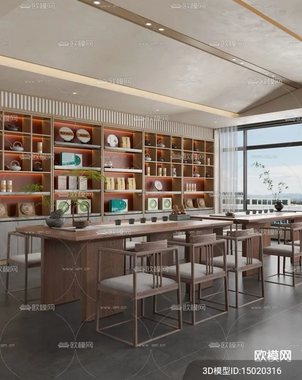 TEA ROOM – VRAY / CORONA – 3D MODEL – 2552