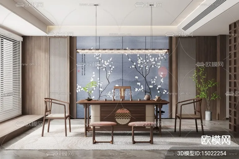 TEA ROOM – VRAY / CORONA – 3D MODEL – 2555