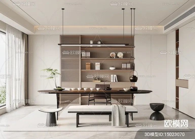 TEA ROOM – VRAY / CORONA – 3D MODEL – 2559