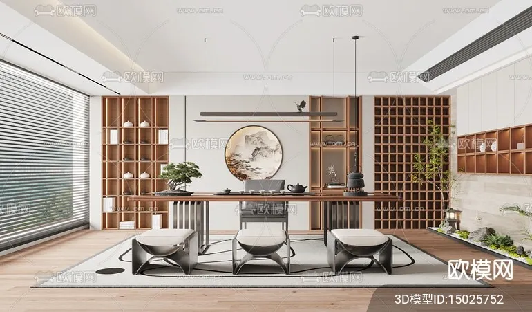 TEA ROOM – VRAY / CORONA – 3D MODEL – 2562