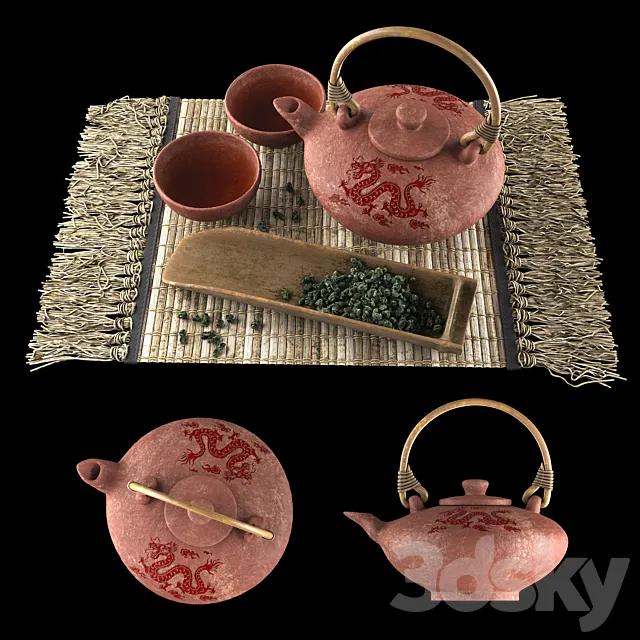 Tea set 1 3DModel