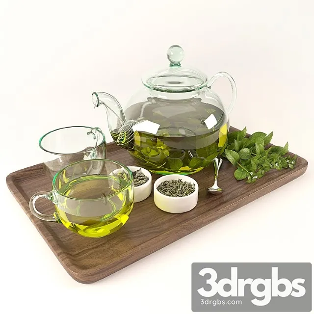 Tea sets 3D Model Download