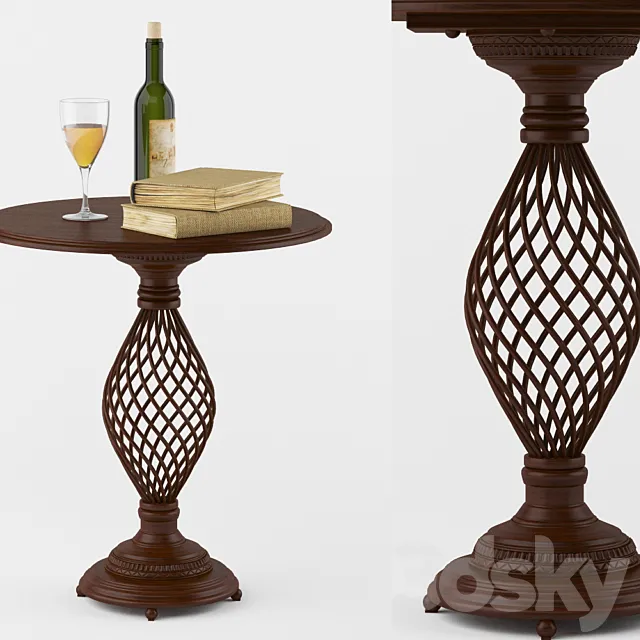 Tea table 3D Model Tea table 3D Model