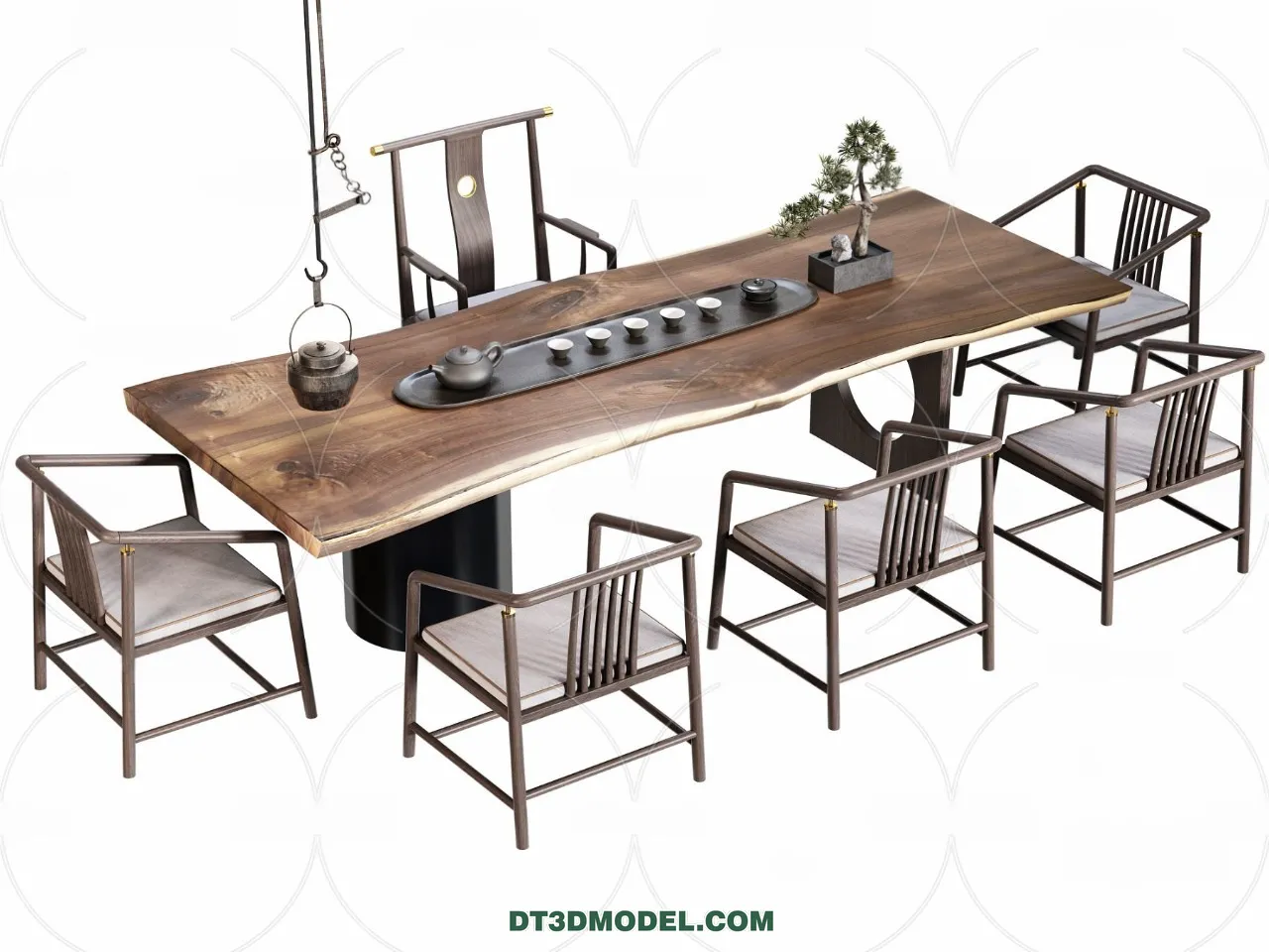 TEA TABLE – 3D Model For Interior Design – 165 TEA TABLE – 3D Model For Interior Design – 165