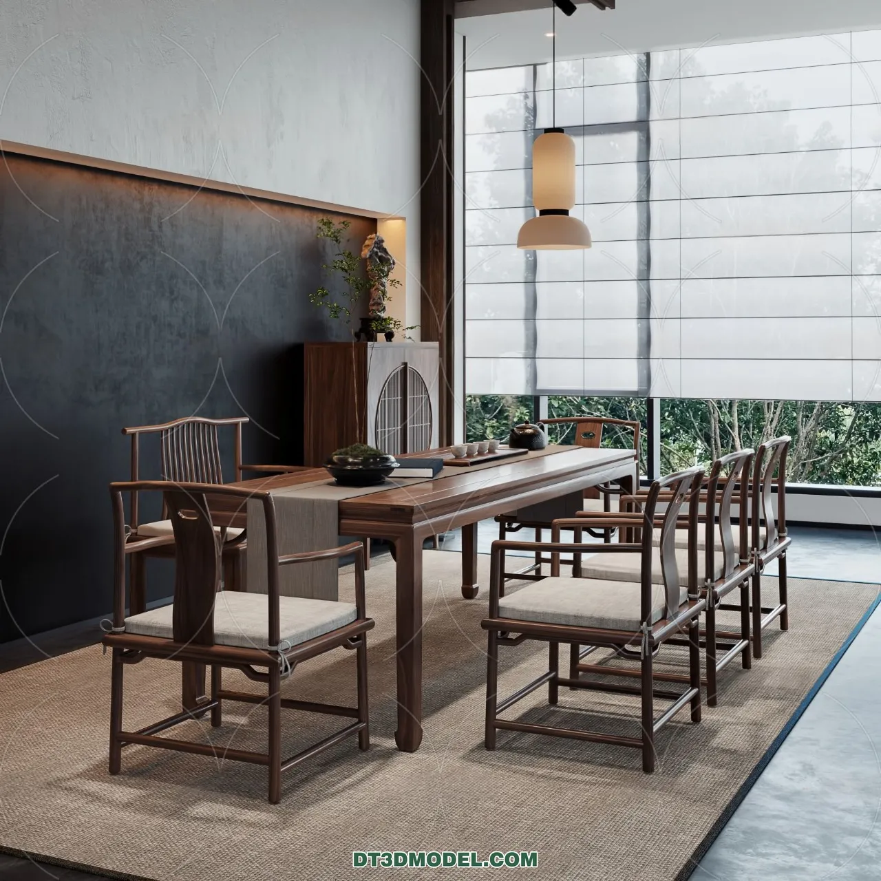 TEA TABLE – 3D Model For Interior Design – 167 TEA TABLE – 3D Model For Interior Design – 167