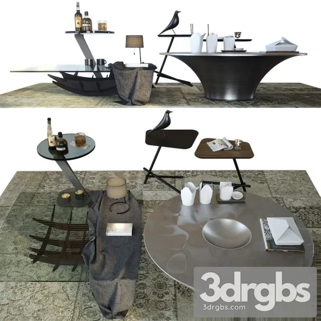 Tea Table Decor Set 3D Model Download Tea Table Decor Set 3D Model Download