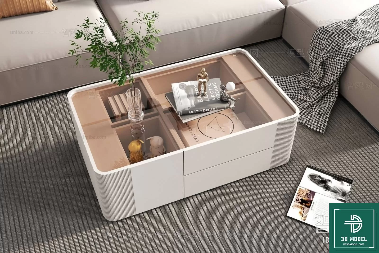 TEA TABLE – SOFA TABLE – 3D MODELS – 003