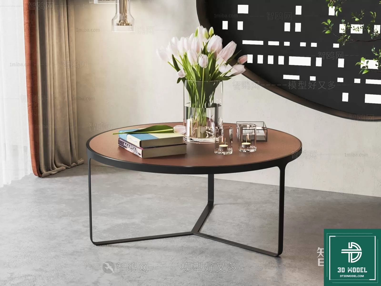 TEA TABLE – SOFA TABLE – 3D MODELS – 005