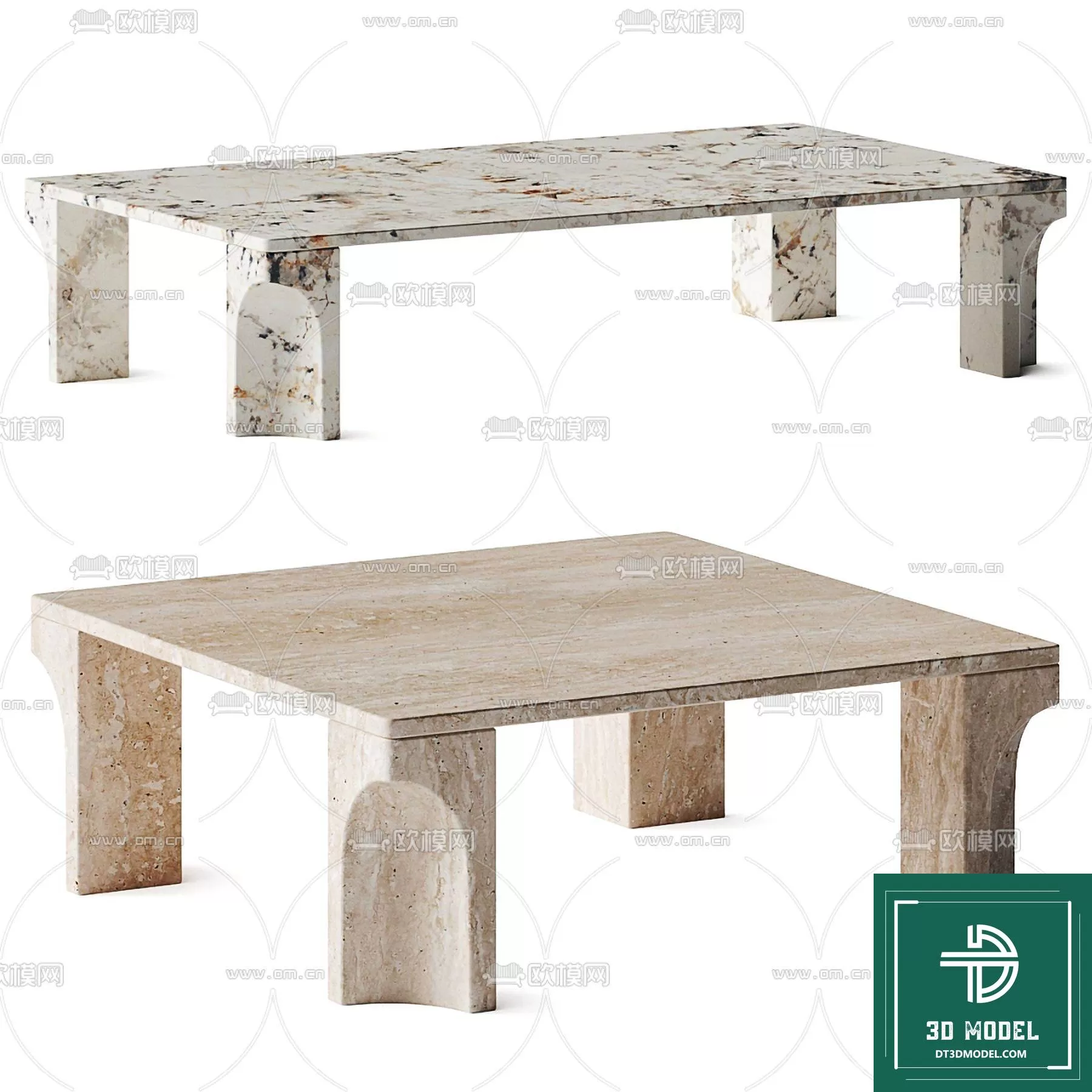 TEA TABLE – SOFA TABLE – 3D MODELS – 008