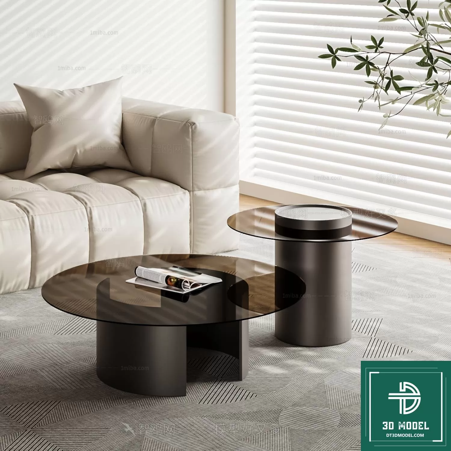 TEA TABLE – SOFA TABLE – 3D MODELS – 010